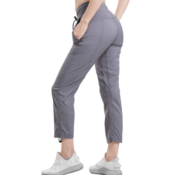 

loose fitting crops yoga dance layer over tights breathable sport relaxed lady women sports tights gym sweatpants outdoor jogging pant