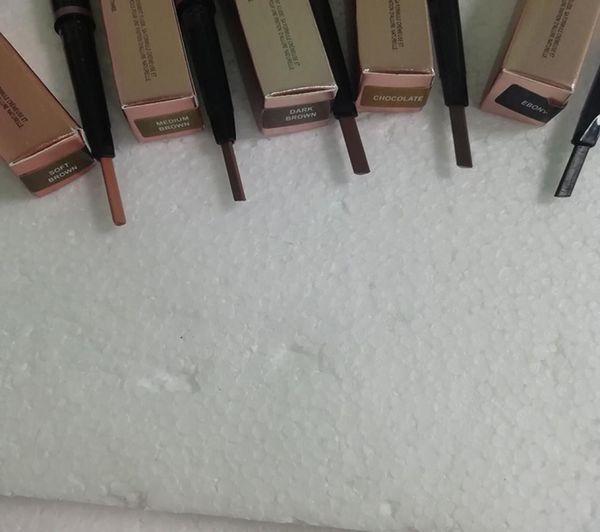 

makeup double eyebrow pencil brow pencil ebony dark brown medium brownchocolate dhl 5927736