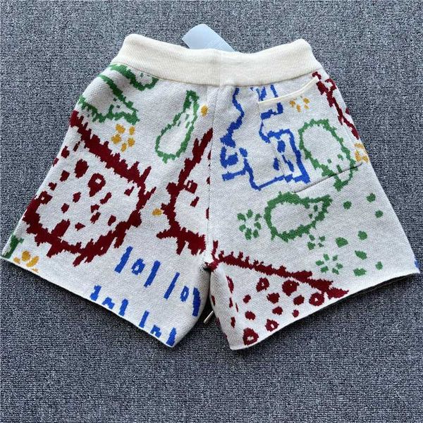 

rhude shorts men women yellow drawstring rhude cashew jacquard shorts breeches wer9, White;black