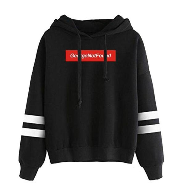 

george notfound merch hoodie sweatshirts women print pullover harajuku tracksui women039s hoodies9398263, Black