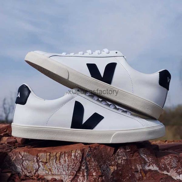 

veja shoes womens sneakers shoes mens classic white fashion couples vegetarianism style original veja campo, Black
