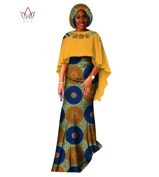 

2021 new fashion african suit for women dashiki crop skirt and african clothes bazin headtie plus size skirt set wy16185222751, White