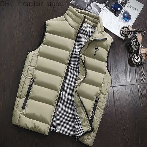 

trapstar men's jackets luxury print vest jacket sleeveless male cotton filling coats ultra thin warm lightweight man brand waistcoat 8, Black;brown