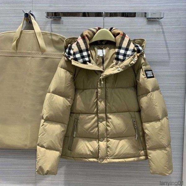 

winter new men designer jacket fashion hooded thickened down coat men's and women's windbreaker coats thickening warm clothin down, Black