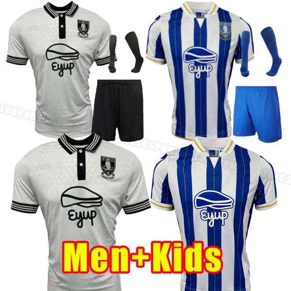 

23/24 sheffield wednesday soccer jerseys 2023 2024 heneghzn adeniran famewo delebashiru flint will vaulks callum smith football shirts men k, Black;yellow