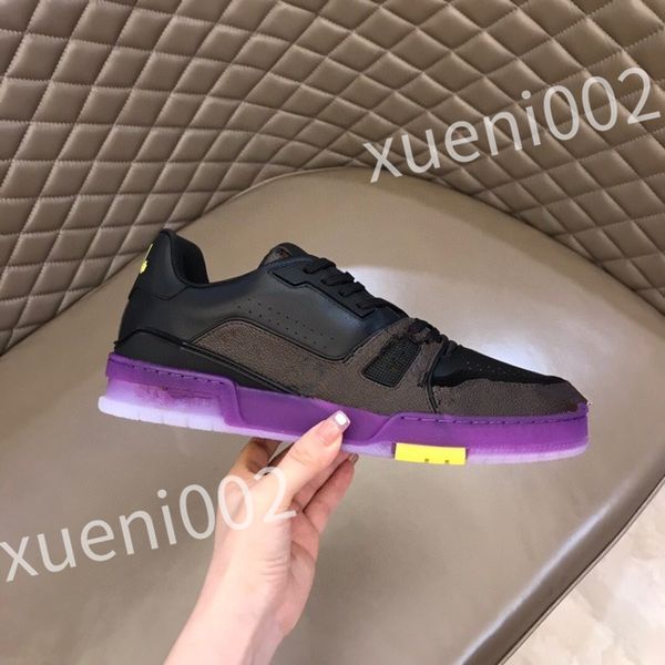 

luxury fashion women's men's designer shoes lace-up flats embroidered ladies sneakers white size 39-45 rd0804, Black