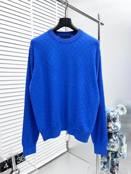 

men's plus size sweaters hoodies in autumn / winter 2022acquard knitting machine e custom jnlarged detail crew neck cotton h3t3, Black;brown