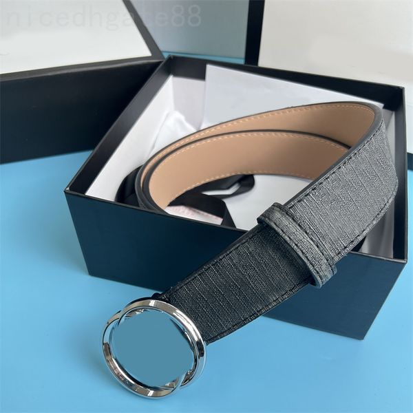 

designer belts black brown canvas womens belt 4cm silver gold plated matel buckle cinture suits jeans waist ornament leather belt fashion ga