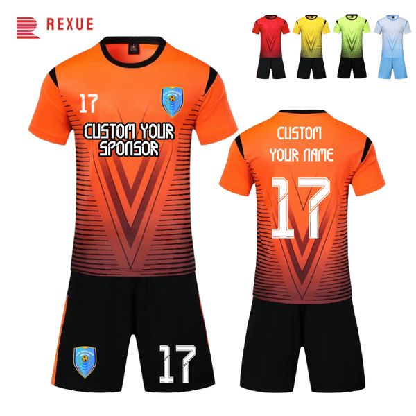 

men's tracksuits children football jerseys sets men soccer uniforms kits survetement suit customized name number youth futebol tracksui, Gray