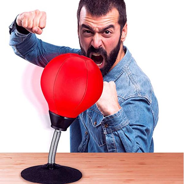 

punching balls pu deskboxing ball stress relief inflatable punching mma speed reflex training muay thai exercise sports fitness equipment 23