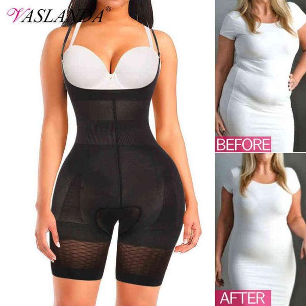 

women shapers waist trainer full body shapewear tummy control seamless bodysuit weight loss postpartum girdle fajas colombianas x02569415, Black;white