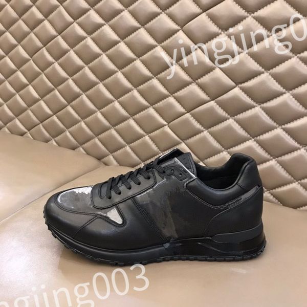 

luxurys sneaker shoes calf leather rubber outsole designers men women classics sneakers runner high casual shoes rd0806, Black