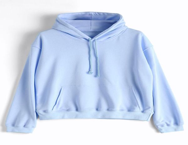 

belleziva kangaroo pocket pullover hoodie polyester long sleeves solid women sports hoodie for fitness yoga gym sports 2018 new6418640, White;red