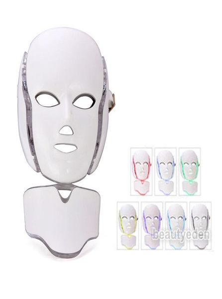 

korean led podynamic facial mask pdt led face and neck mask with microcurrent skin rejuvenation led podynamic masks 7 colors8997583