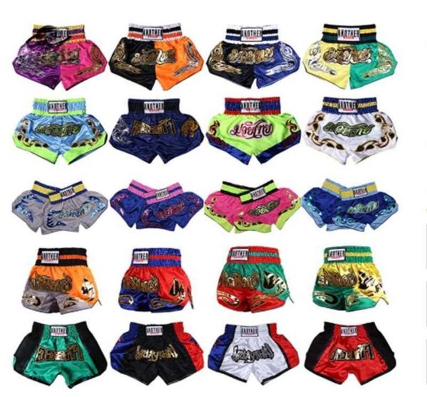 

kick boxing fight grappling trunks kids women men mma muay thai shorts boys girls bjj sanda training combat uniform boxer pants x02318042, White;black