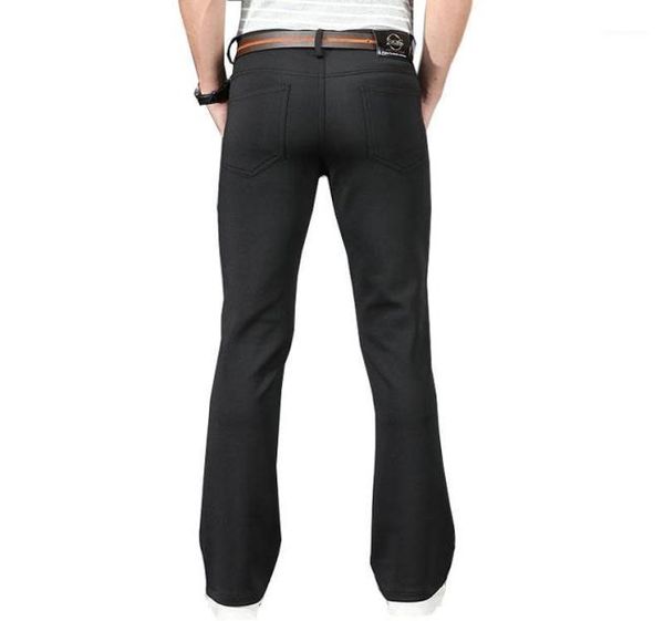 

men039s jeans men 2022 mens big flared boot cut leg loose fit male designer classic denim stretch slim black9215352, Blue