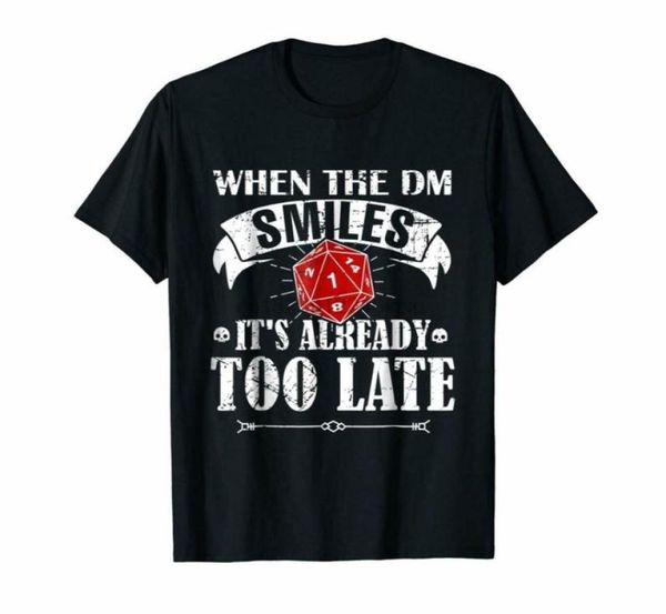 

men039s tshirts black dnd when dm game master s tablerpg shirt us mens trend 2021 breathable tee2229044, White;black