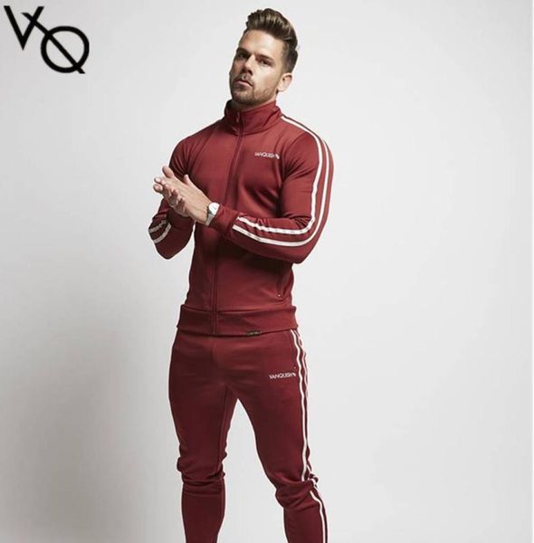 

men gyms hoodies gyms fitness bodybuilding sweatshirt zipper sportswear male workout hooded thick jacket5145580, Black