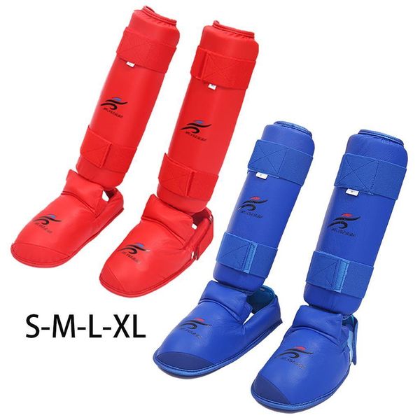 

protective gear boxing shin guards leg instep protector kickboxing pads protective gear martial arts mma for kids adults support equipment 2