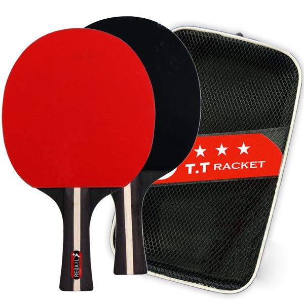

table tennis raquets 1 pair ping pong racket 3 star table tennis beginners training pimples-in rubber table tennis rackets set bat paddle wi