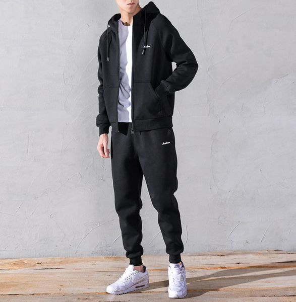 

plus 8xl 7xl 6xl 5xl men set tracksuit two piece sets 2019 spring autumn male thin sweatshirt pants sporting suit men039s set5294407, Gray