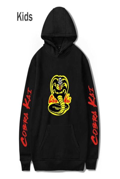 

autumn kids hoodie cobra kai hoodies sweatshirts harajuku hip hop hooded cobra kai boys girls casual popular black pullovers x06015512842