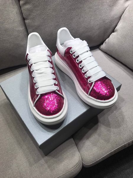 

designer woman shoe leather lace up men fashion platform oversized sneakers white black mens 0808