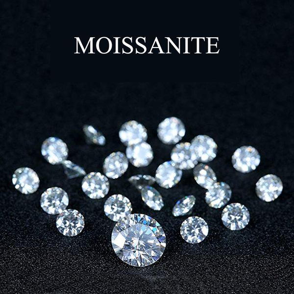 

loose diamonds rromotion 11pcs to 340pcs small loose gemstones 0.8mm to 2.9mm 1ct d color diamond gem for jewelry material wholesale 230808, Black