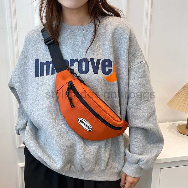 

waist chaopai crossbody bag men's simple versatile chest leisure student one cross straddle small lightweight sports waistpackstylishde