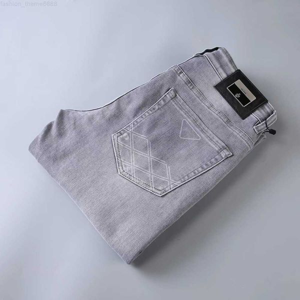 

designer mens jeans elasticity jean hombre trousers men and women fashion brand luxury pants denim pant trend brand motorcycle pants mens sk, Blue