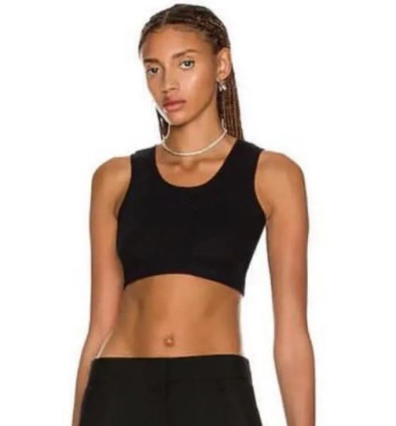 

vest women t shirt bra tank sling shoulders vest shoulders vest the designer knitwear women tshirt regular short bra tight yoga clothes fit, White