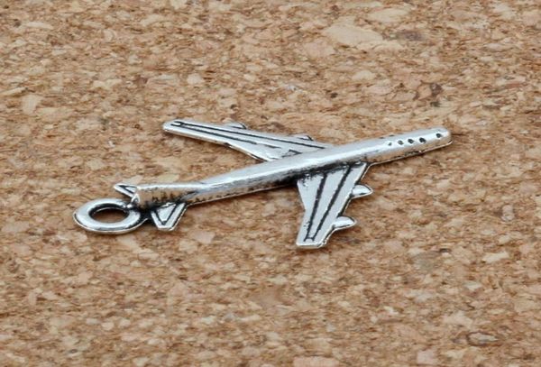 

alloy airplane charms pendants for jewelry making bracelet necklace diy accessories 16x22mm antique silver 200pcs a1151904381, Bronze;silver