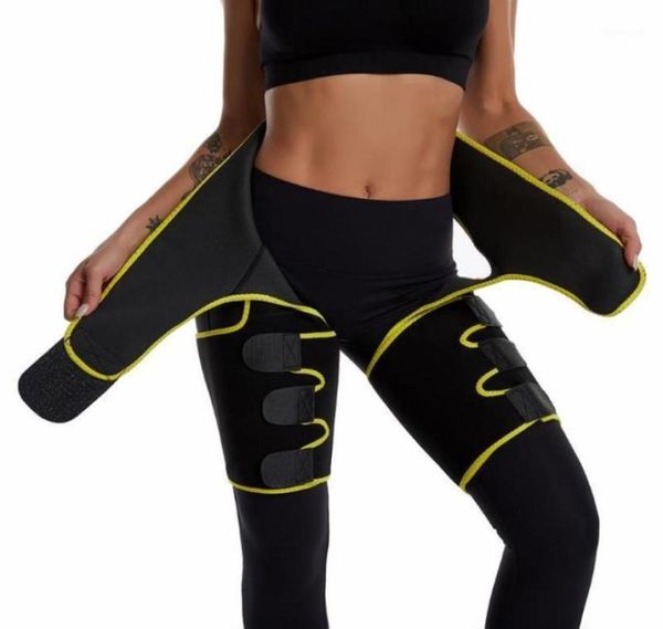 

plus size waist trainer belt women high waist bulifter leg sweat shaper thigh trimmers adjustable sauna belt hip enhancer170907775940141, Black;gray