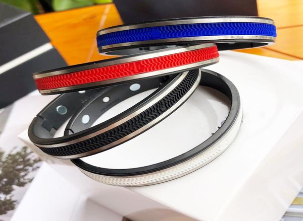 

luxury designer bracelets for men fine steel 20cm 4 colors7388965, Golden;silver