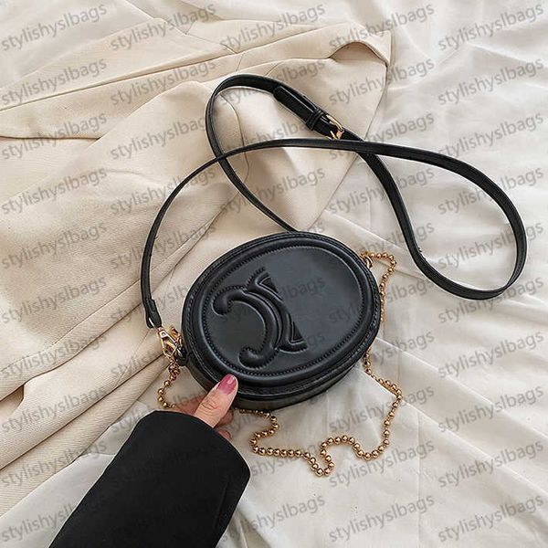 

fashion designer bag luxury bag crossbody bag the strap is adjustable shoulder bag handbag chain bag small round bag solid color bag stylish