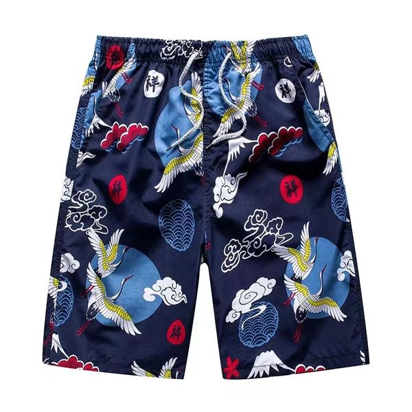 

2023 outdoor quick-drying beach pants men's summer swimming pants loose plus size couples men's and women's beach pants micke, White;black