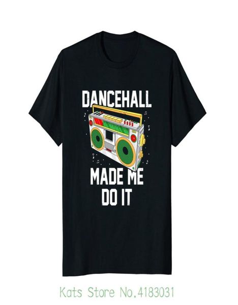 

dancehall made me do it jamaican reggae lover t shirt quality print new summer style cotton9564064, White;black