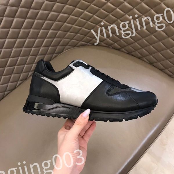 

luxurys sneaker shoes calf leather rubber outsole designers men women classics sneakers runner high casual shoes rd0806, Black