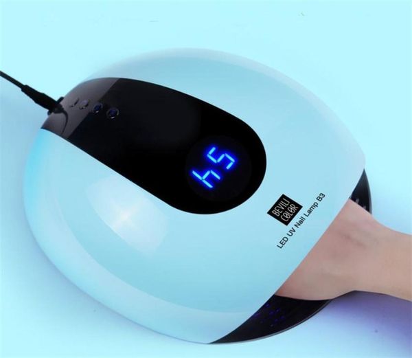 

80w colorful uv led lamp manucure 36 leds machine uv ongle nail dryer ice nagel lamp sun light fast curing all gel varnish6724464
