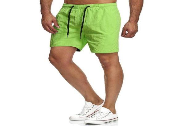

men039s shorts mens casual men gym fitness workout bodybuilding athletic sports quick dry beach short pants6435321, White;black