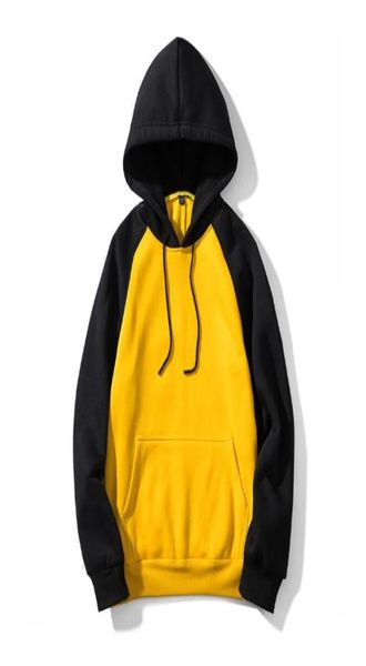 

mens hoodies fashion style hip hop oversize loose hooded sweater coat with 7 colors eur size s2xl5017983, Black