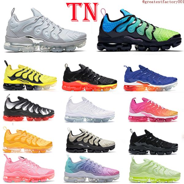 

2023 tn plus men terrascape running shoes outdoor sneakers sports casual shoesatlanta kaomoji triple white red black gradient oreo hyper blu