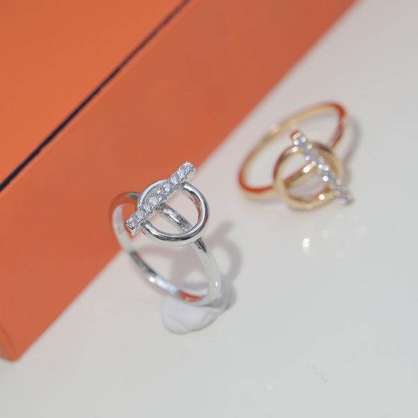 

new light luxury premium ins small design sense diamond set zircon open ring for women high sense s925 sterling silver ot ring