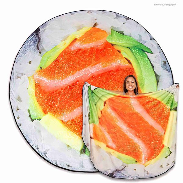 

blankets swaddling fruit blanket circular beach flange velvet blanket tomato plant delicious green summer food soft throw blanket and childr
