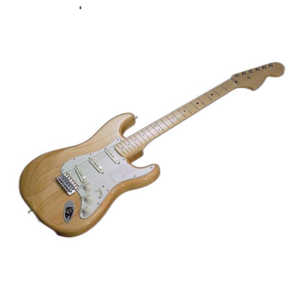 

traditional 70s st maple fingerboard natural electric guitar