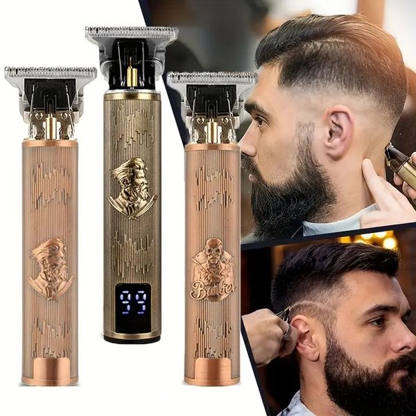 

t9 electric hair clipper: professional cordless beard trimmer for sharp & durable barbershop haircut grooming kit