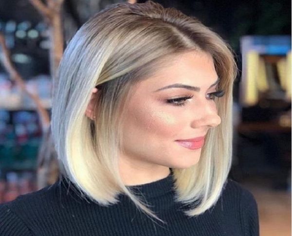 

selling bob wigs in europe and the united states are divided into short hair and light blond wigs found in whole8348726, Black