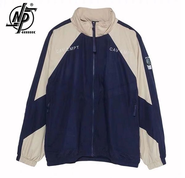 

mens jackets ce fashion brand letter embroidery varsity jacket men spring autumn patchwork sports hooded thin outdoor 230809, Black;brown