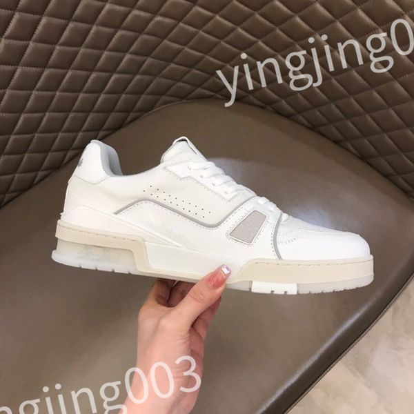 

2023 sneaker shoes calf leather rubber outsole designers men women classics sneakers runner high casual shoes rd0804, Black