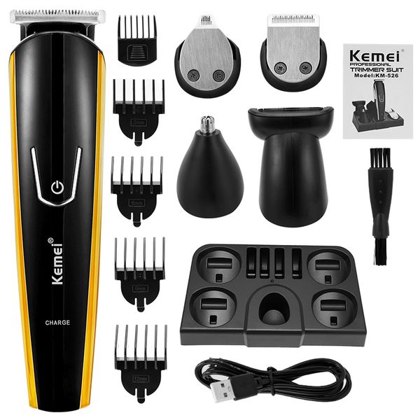 

Electric Razor Trimmer hine for Shaving Men Beard Shaver Clipper Professional Hair Cutter 230808, Black